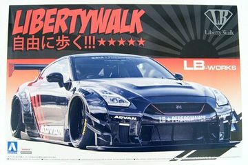 Сборная модель 1/24 Aoshima LB★Works R35 GT-R type 2 Ver.2
