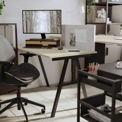 IKEA ELLOVEN  (ИКЕА ЕЛЛОВЕН)  -  Подставка под монитор с ящиком - антрацит