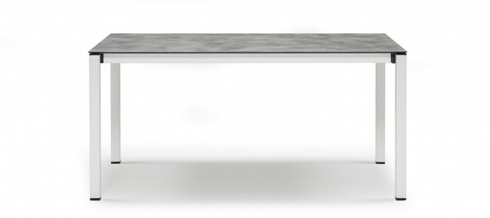 Стол ламинированный раздвижной Scab Design Pranzo Extendable, белый, цементный