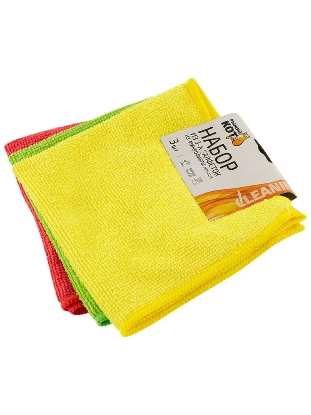 Салфетки Favor Do Kitchen Cloth(3шт 30см*30см)микрофибра 1/12шт