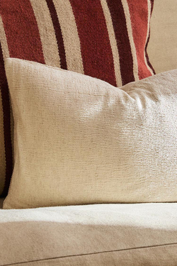 ZARA HOME ОДНОТОННЫЙ ЧЕХОЛ ДЛЯ ДЕКОРАТИВНОЙ ПОДУШКИ, ЭКРЮ