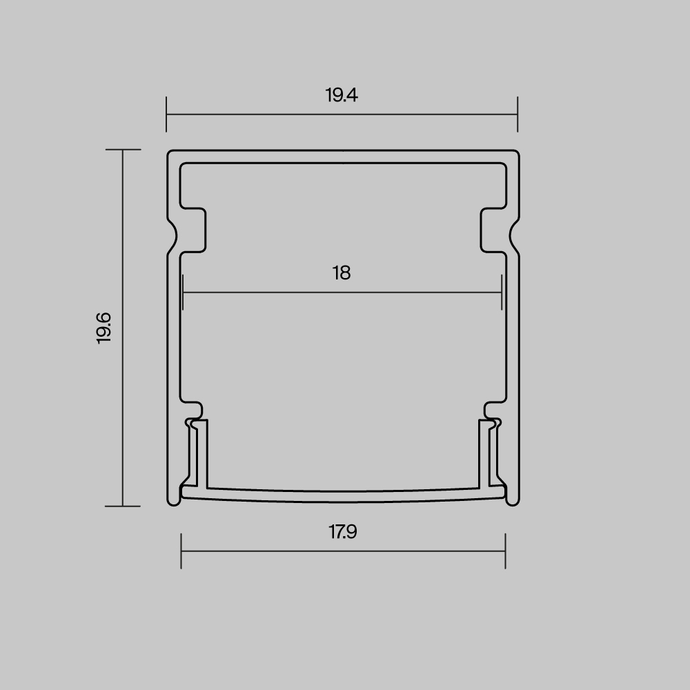 Профиль Led Strip 631015
