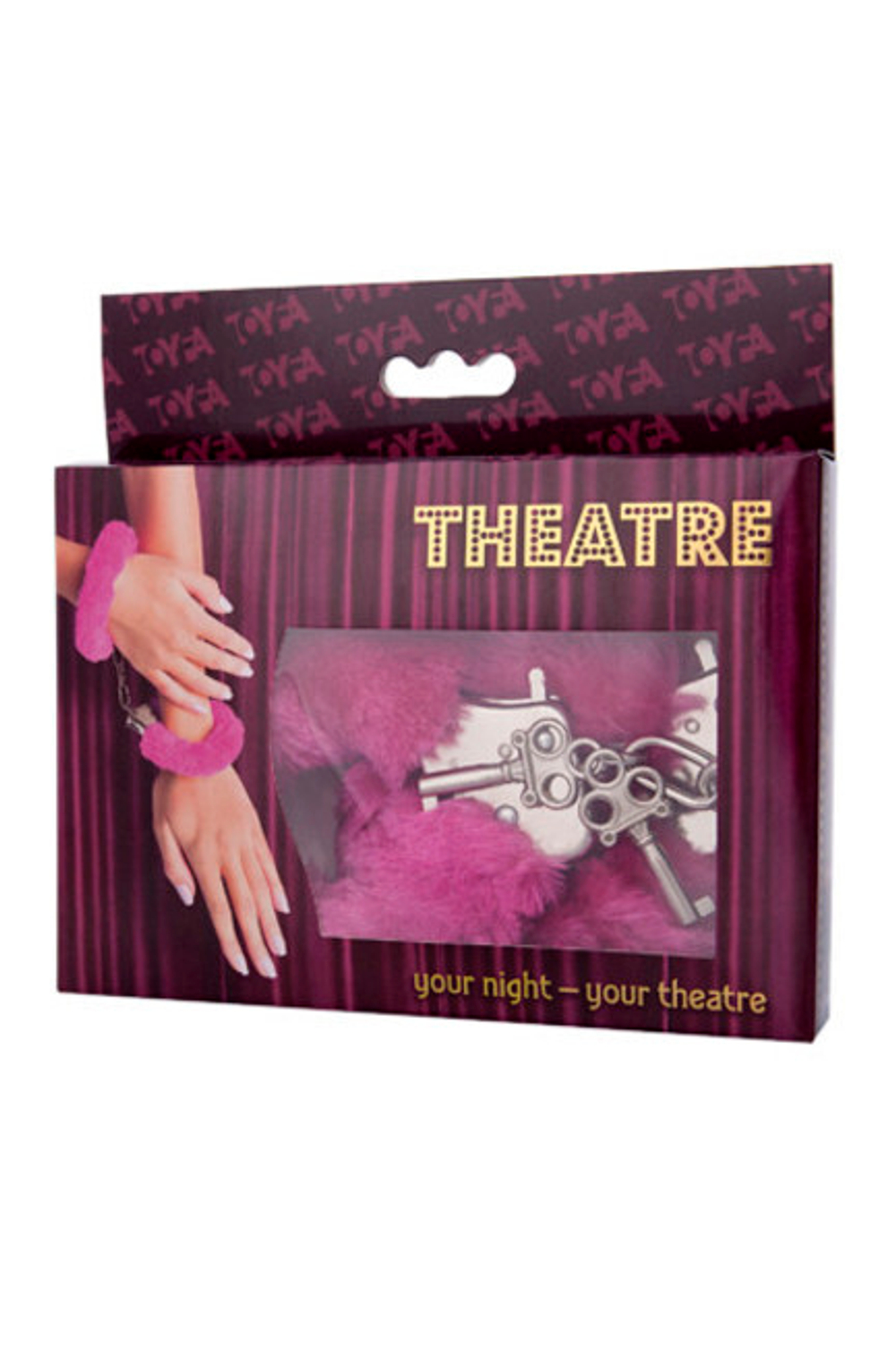 Наручники розовые Love Cuffs Theatre (Цвет: розовый)