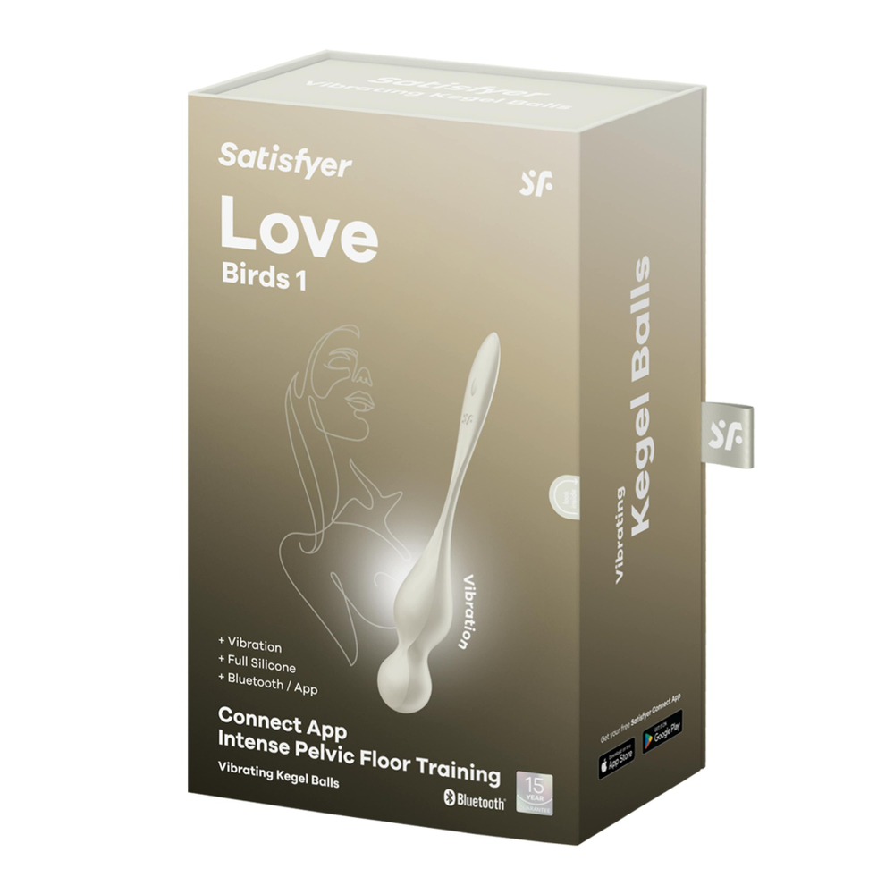 Виброшарики Satisfyer Love Birds 1 (белый)