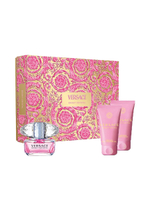 VERSACE CRYSTAL Bright lady set (50ml edt + 50ml b/lotion + 50ml sh/gel)