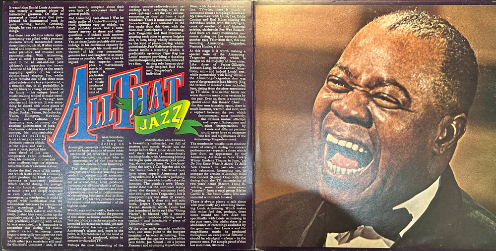 Louis Armstrong - All That Jazz 2LP (Англия 1975г.)