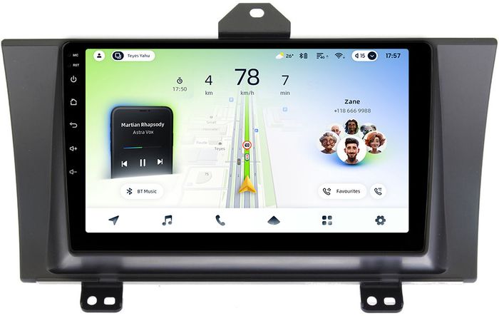 Магнитола для Honda Elysion 2004-2013 - Teyes CC4L монитор 9" IPS, Android 14, Быстрая, Snapdragon 662, CarPlay, 4G SIM-слот