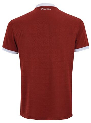 Мужское теннисное поло Tecnifibre Team Mesh Polo - красный