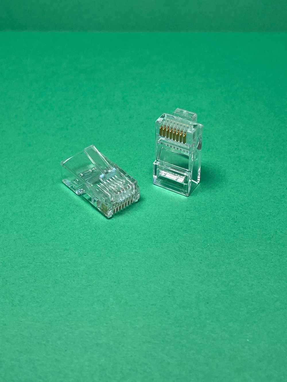 10 шт. Коннектор для интернет кабеля RJ45 cat.5e 8P8C, неэкранированный, штекер для витой пары