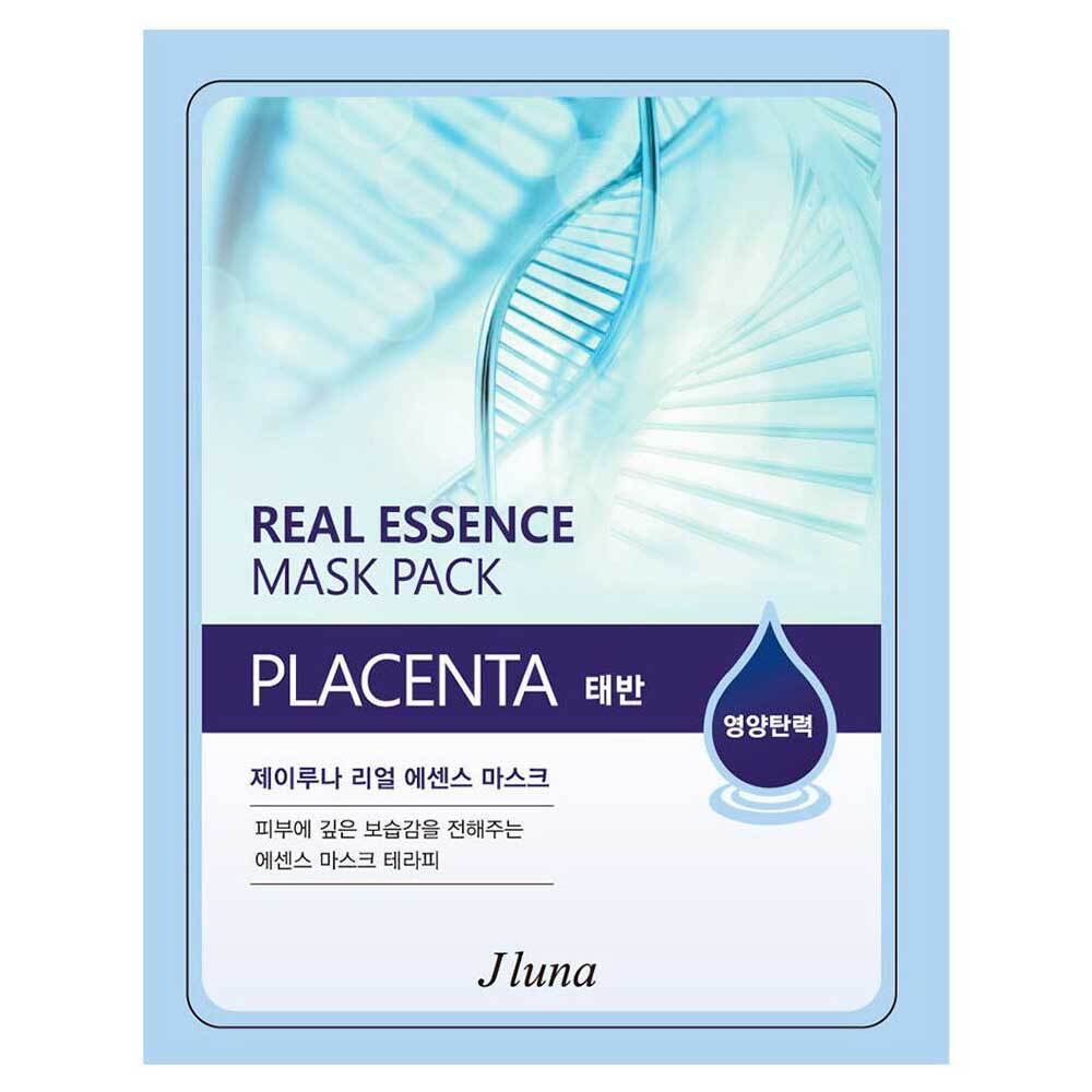 Тканевая маска с плацентой JLUNA Real Essence Mask Pack Placenta