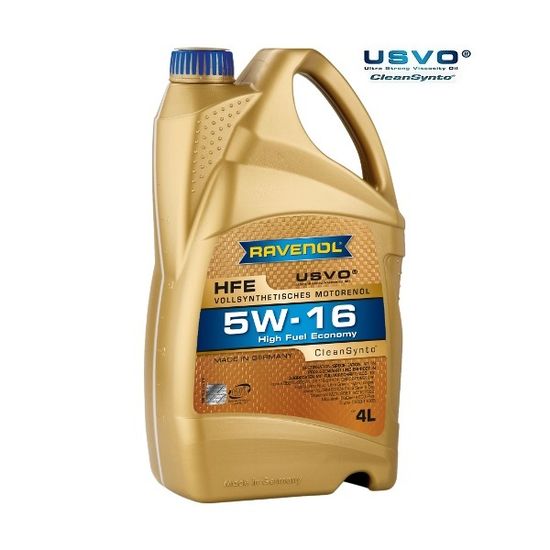 HFE 5W-16 High Fuel Economy RAVENOL моторное масло 4 Литра