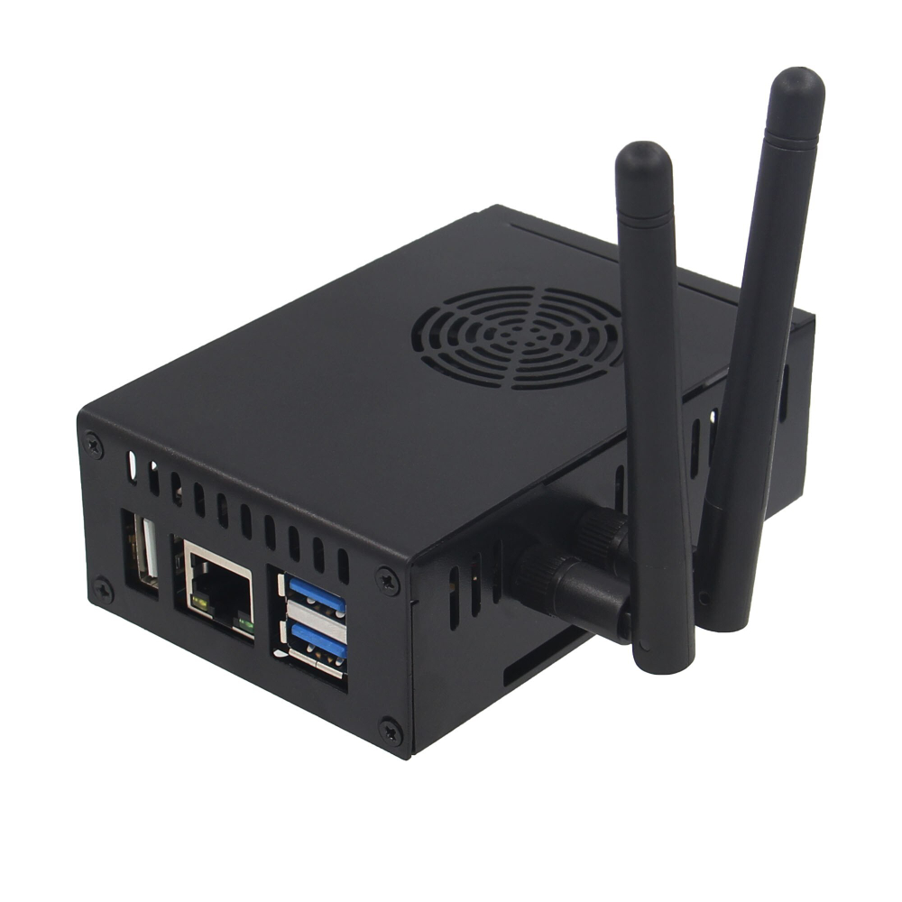 Закрытый корпус для Orange Pi 5 / 5B с вентилятором