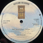 Joe Walsh ‎– But Seriously, Folks (Англия 1978г.)