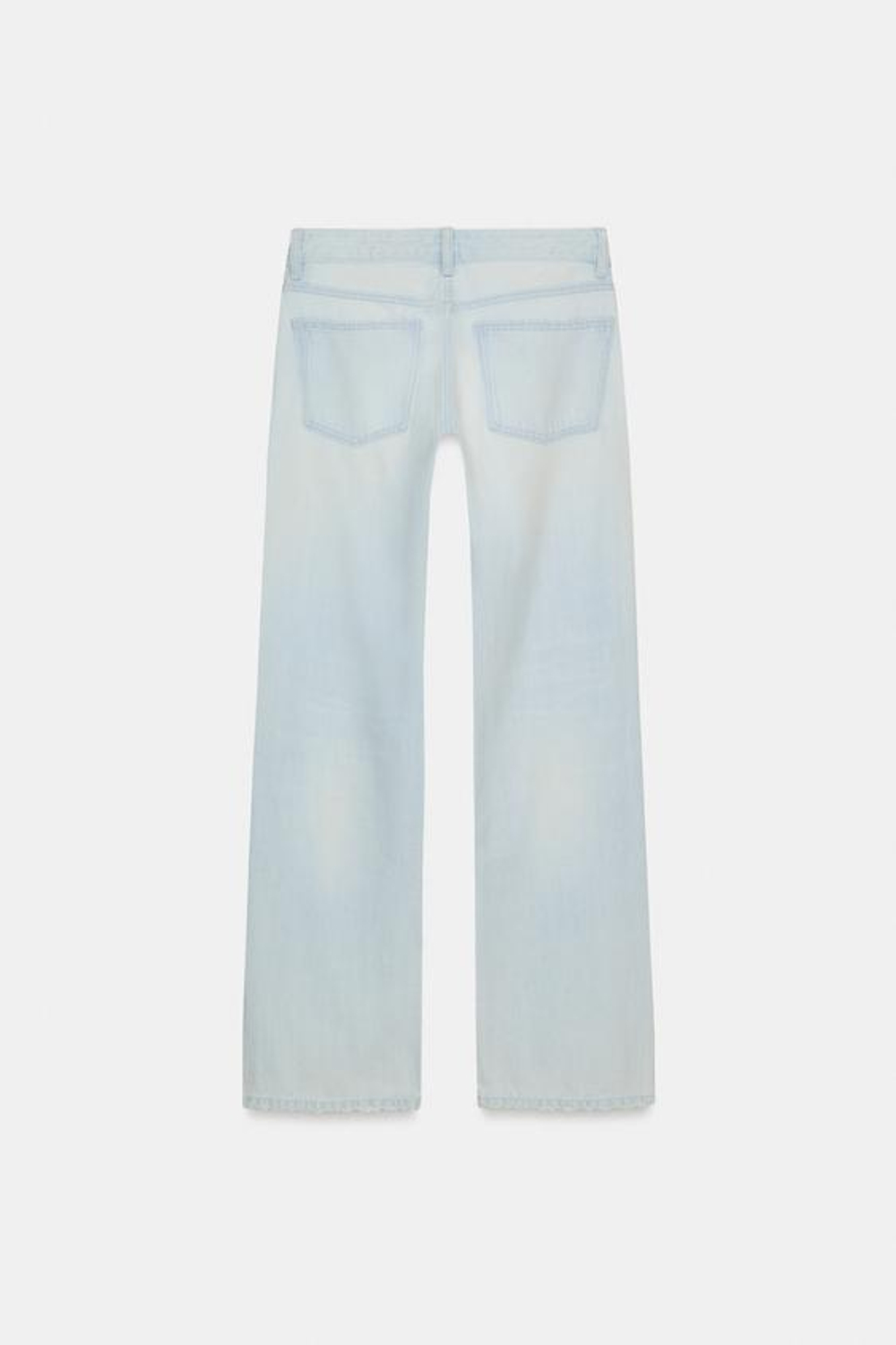 Джинсы TRF с низкой талией и широкими брючинами - ZARA