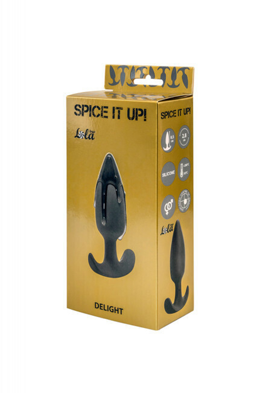 Пробка со смещенным центром тяжести Spice it up Delight Dark Grey (Цвет: серый)