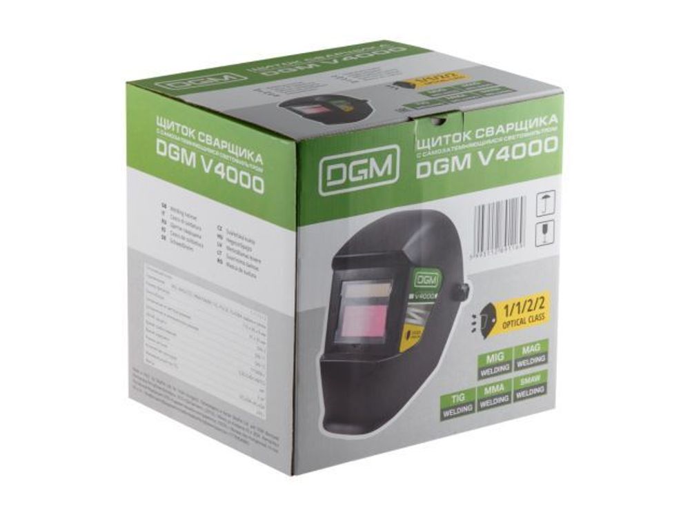 Щиток сварщика с самозатемняющимся светофильтром DGM V4000