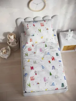 Постельное белье детское перкаль Сказка "Азбука"