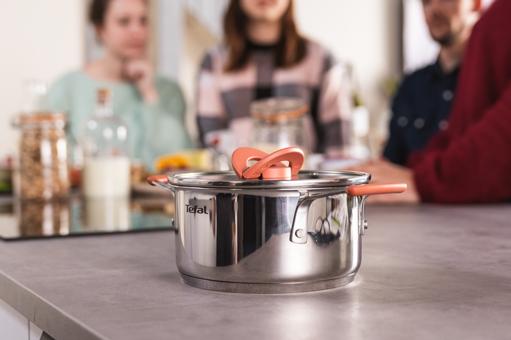 Набор посуды Tefal Opti'Space 4 предмета 2,1/3л 18/20см G720S474