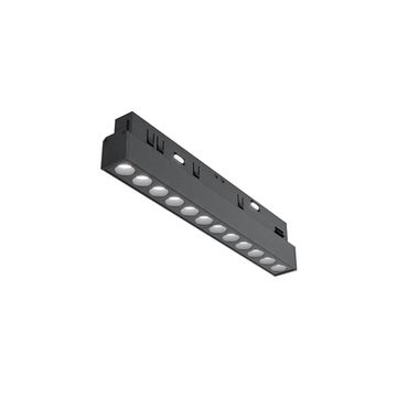 Трековый магнитный светодиодный светильник LED 12W 2700K-6000К 36° TR031-4-12WTW-DD2-B чёрный Dim Dali2 Points Exility Maytoni