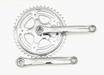 Шатуны-система TRIX, 1ск., 1/2"х1/8", 44 зуб., сталь, шатуны 165мм, резьба 9/16", под квадрат, хром