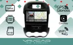 Магнитола для Ford Ranger 2011-2015 - Vaycar VA17-0245-2K на Android 13, Быстрая, 2K QLED, CarPlay,4G SIM-слот