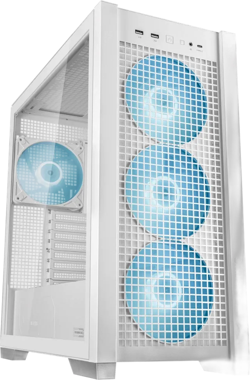 Корпус ASUS TUF GAMING GT302 TG ARGB White (90DC00I3-B19000)