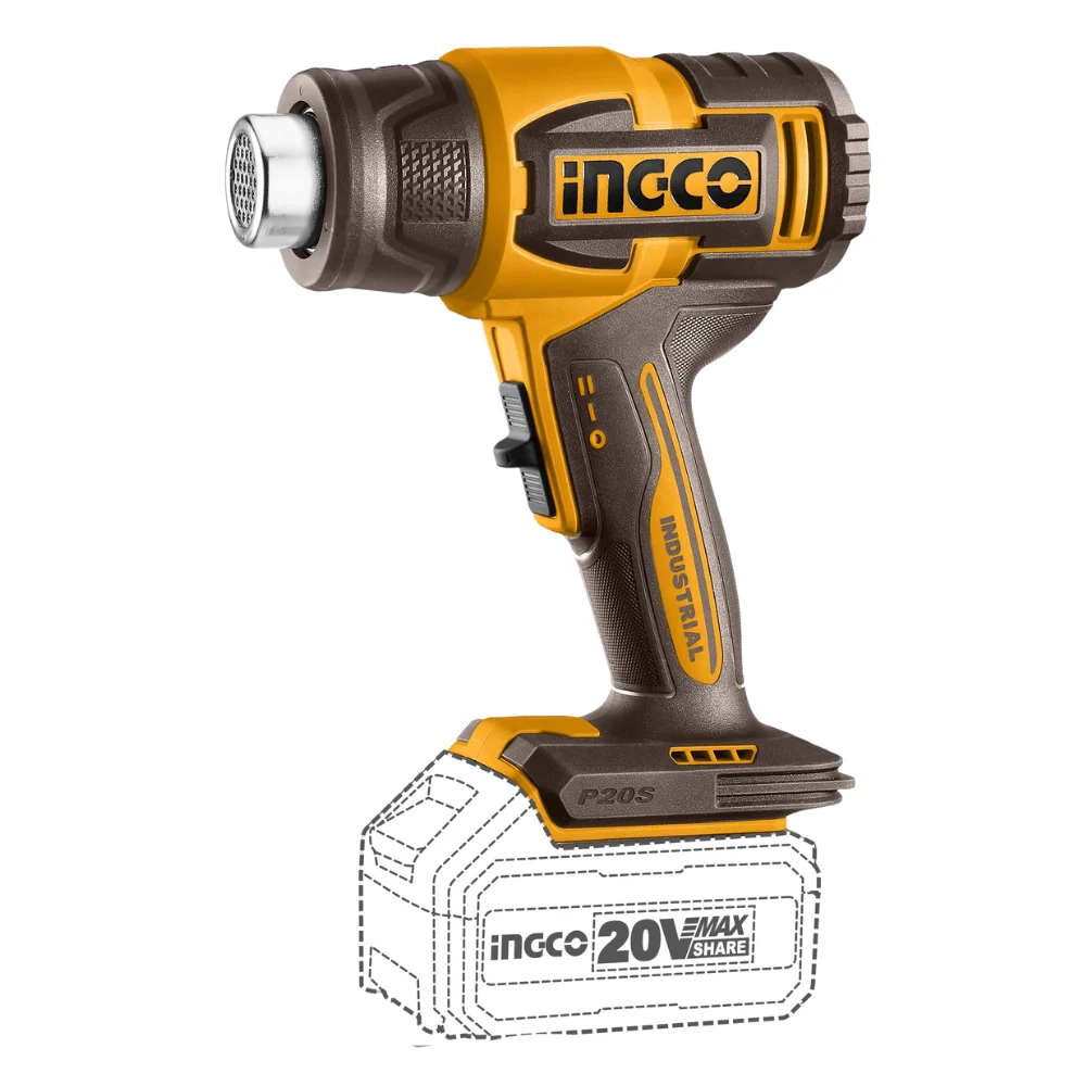Фен аккумуляторный INGCO HGLI20065 INDUSTRIAL 20 В