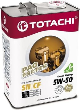 Grand Racing 5W-50 TOTACHI масло моторное синтетическое (4 Литра)