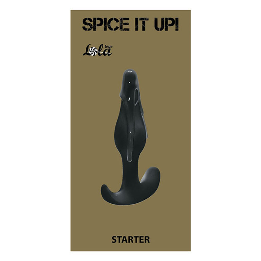 Черная анальная пробка 10,5см Lola Games Spice it up Starter 8007-01lola