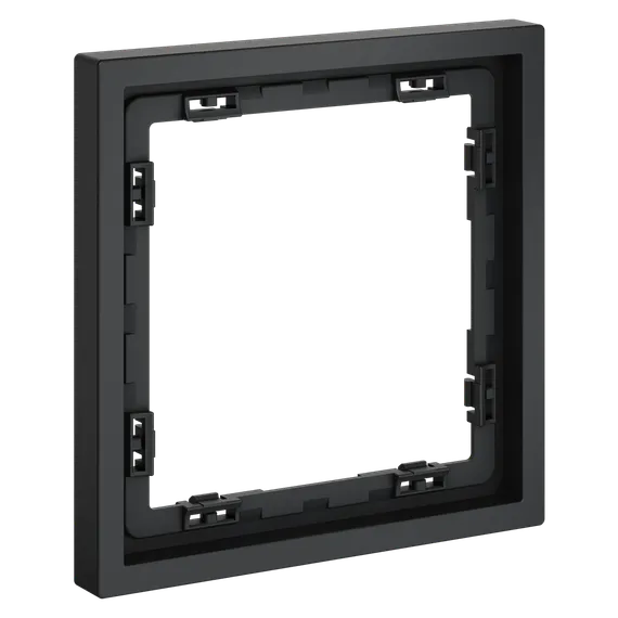 Рамка пластиковая на 1 пост Voltum S70 Графит VLS100107