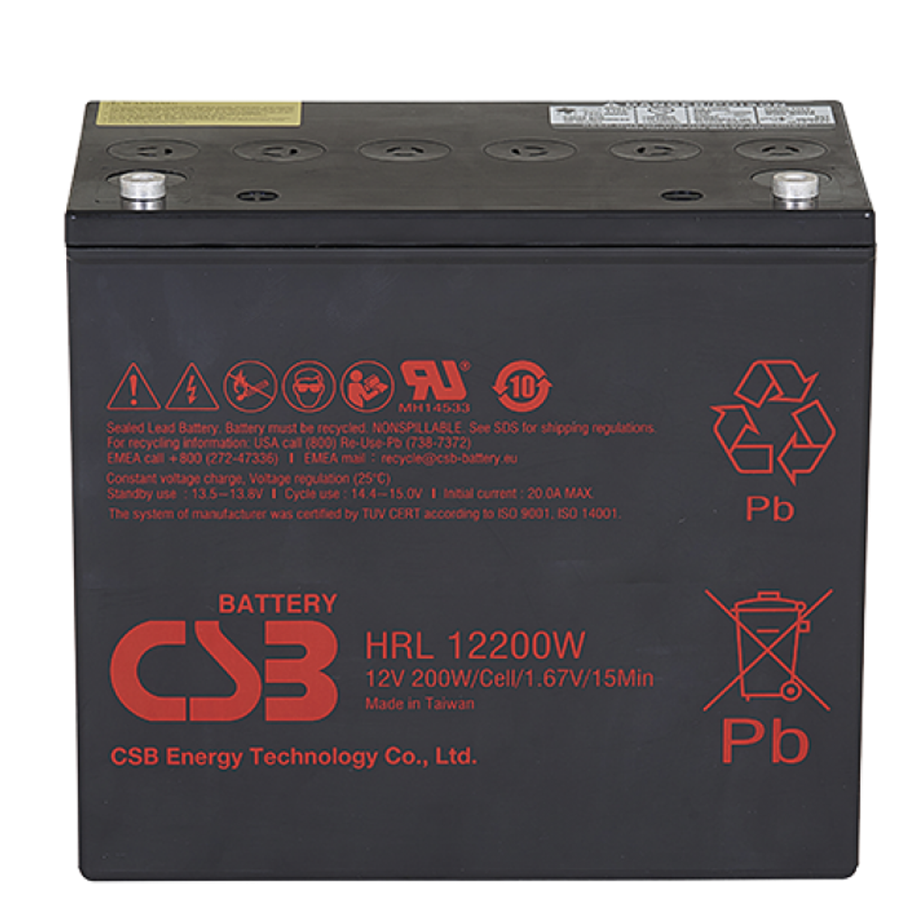 Аккумулятор CSB HRL12200W ( 50Ач / 12В ) AGM