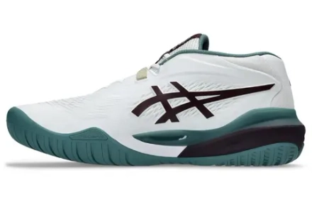 Мужские теннисные кроссовки Asics Gel-Resolution X - white/dark aubergine
