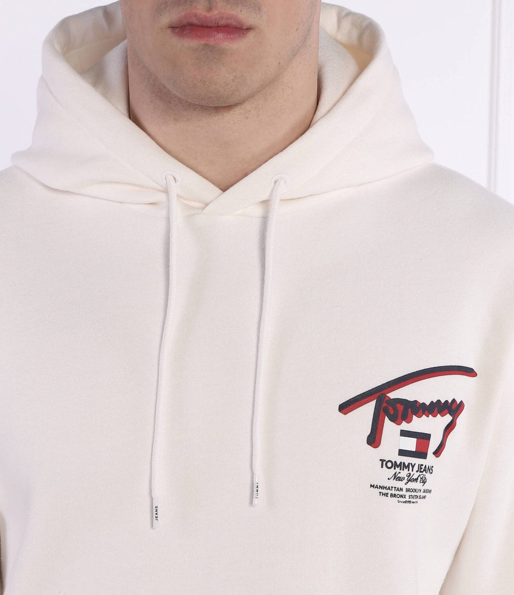 Худи 3D STREET Tommy Jeans - белый(DM0DM18647)