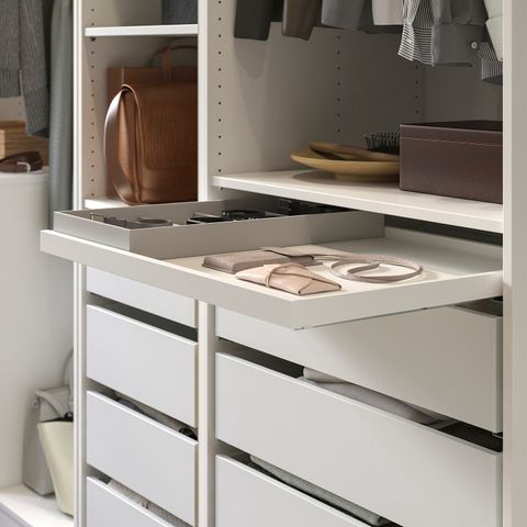 Полка выдвижная IKEA KOMPLEMENT (КОМПЛЕМЕНТ), Белый, 75x58 см