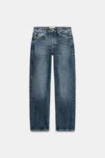 ДЖИНСЫ ZW COLLECTION ПРЯМОГО КРОЯ СО СРЕДНЕЙ ПОСАДКОЙ — ZARA