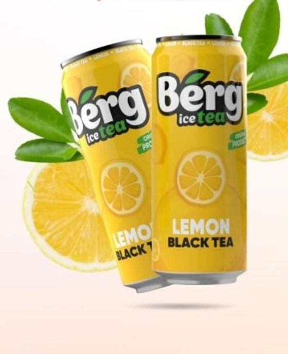 Черный чай со вкусом Лимона  Berg Tea  0,45л х 12шт