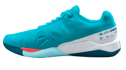 Женские Кроссовки теннисные Wilson Rush Pro 4.0 W - scuba blue/white/fiery coral