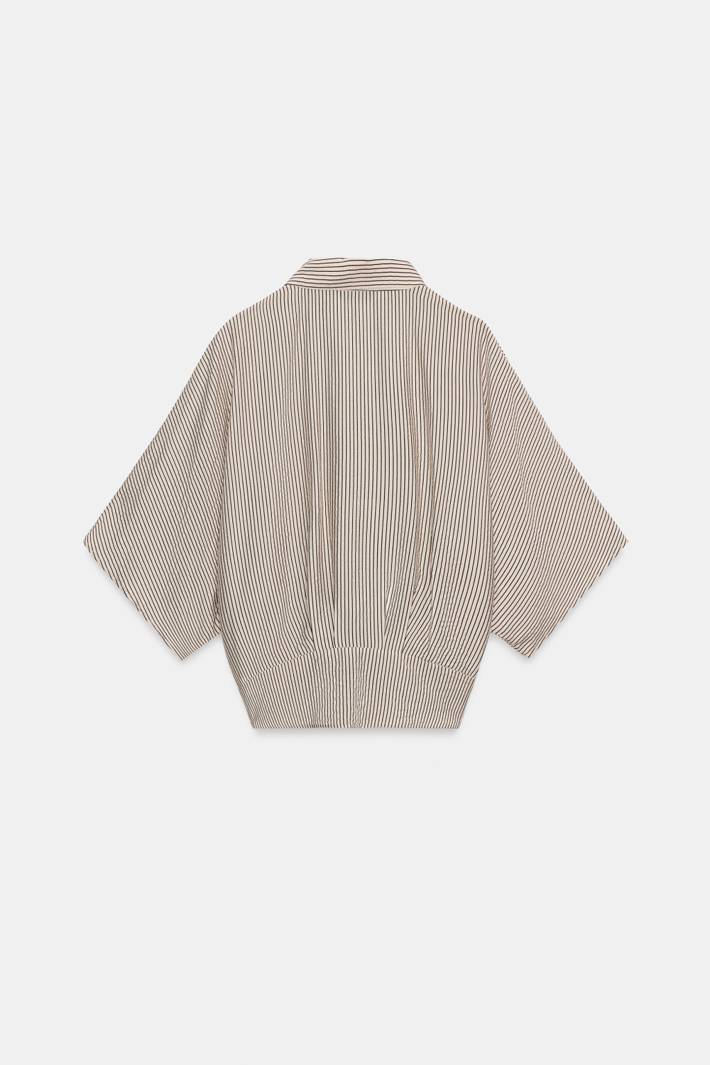 РУБАШКА С КОРОТКИМИ РУКАВАМИ И УЗЛОМ — ZARA