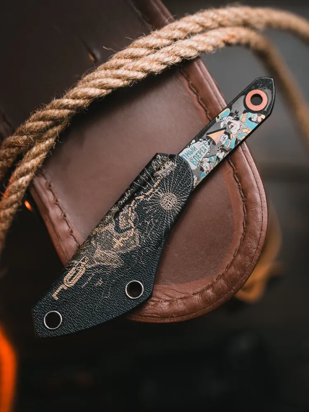 Нож NC Custom KOI (Остров сокровищ LE, BSW, Black)