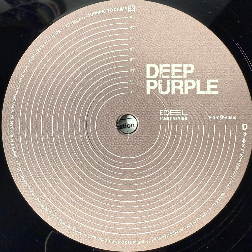 Deep Purple - Turning To Crime 2LP (Европа 2021г.)