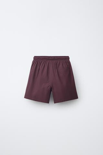 ZARA X PUKAS ПЛАВКИ PUKAS SURF, БАКЛАЖАННЫЙ