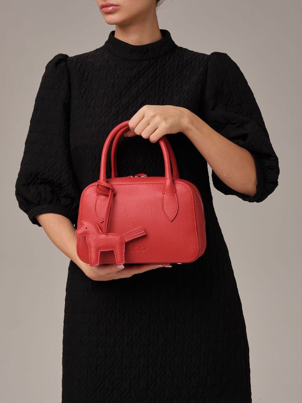 Кожаная сумка Polly summer DBR 31401 красный