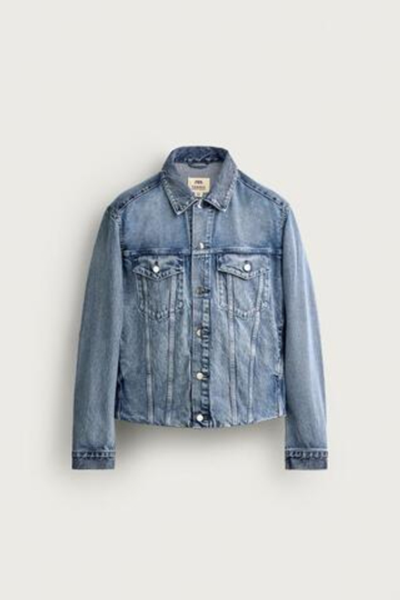ZARA ДЖИНСОВАЯ КУРТКА TRUCKER 2026 TANAKA NY TYO LTD.©, ГОЛУБОЙ