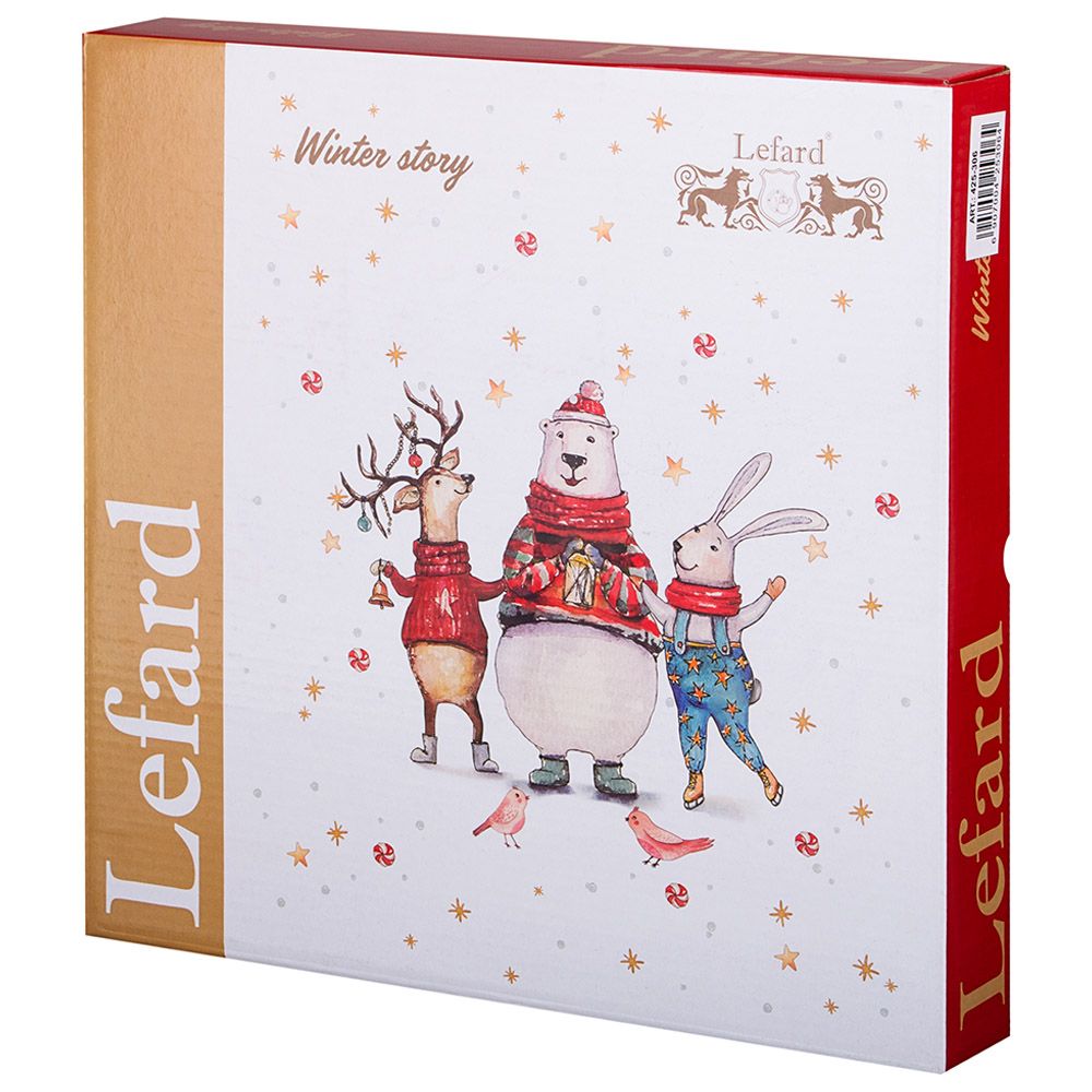 НАБОР ТАРЕЛОК ОБЕДЕННЫХ LEFARD "WINTER STORY" 2 ШТ. 26,5 СМ