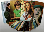 №74 Открытки Артисты и актёры СССР 1970–1980-е г. 25 штук. Цветные, чистые, без повторов