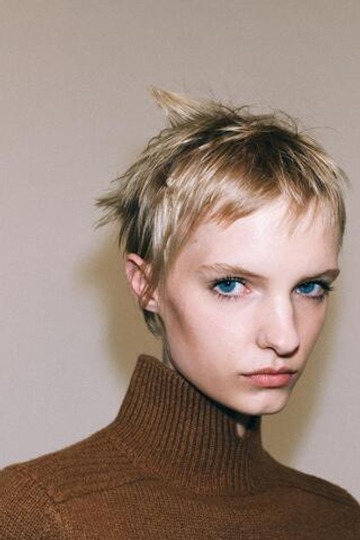 ZARA СВИТЕР ИЗ 100% ШЕРСТИ С КОРОТКИМ РУКАВОМ, ЧЕРЕПИЧНЫЙ