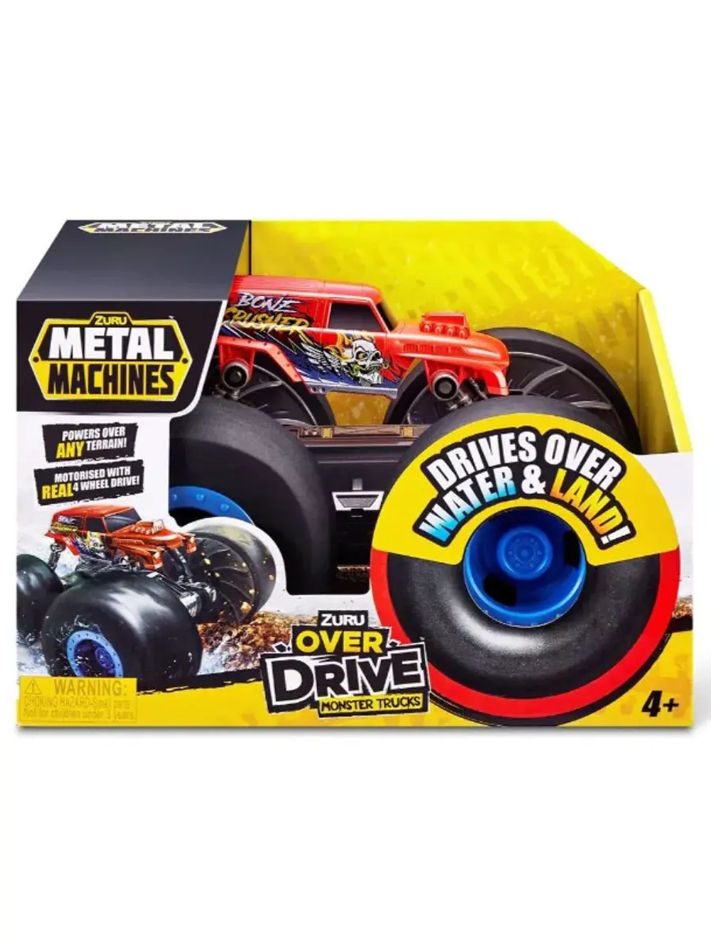 Машинка Монстр Трак Metal Machines Over Drive