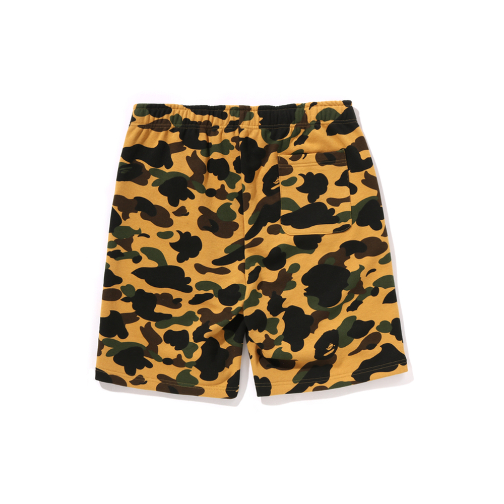 A Bathing Ape Bathing Ape 1st Camo Shark Track Шорты желтый