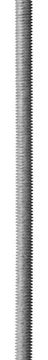 ЗУБР DIN 975, кл. пр. 4.8, М16 х 2000 мм, цинк, 1 шт, резьбовая шпилька (4-303350-16-2000)