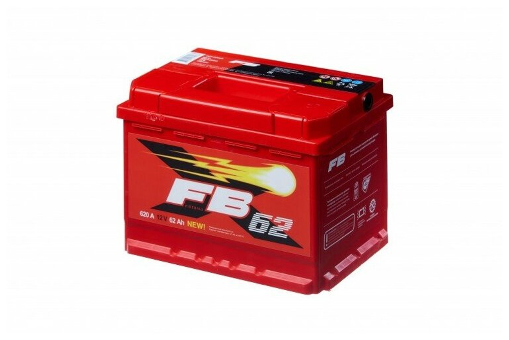 Аккумулятор FB Standart 62 А/ч обратный R+ 242x175x175 LB2 EN 630 А
